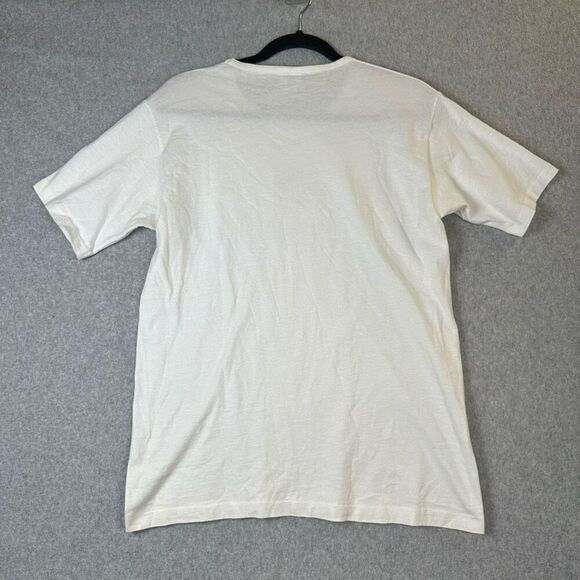 Anvil Womens Medium Nautical Theme Pullover Top White Embroidered Shirt Sleeve - Picture 6 of 6